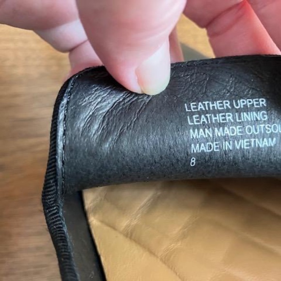 Birdies Womens Leather Slip on Loafer / Size 8M - Picture 4 of 9